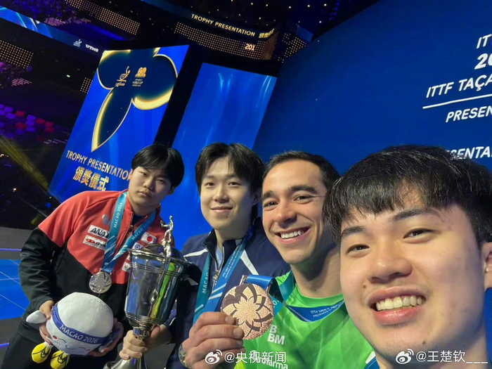 王楚钦首夺世界杯男单冠军 阻击日本新星书写中